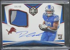 D'Andre Swift [Patch Autograph Ruby] #109 Football Cards 2020 Panini Limited Prices