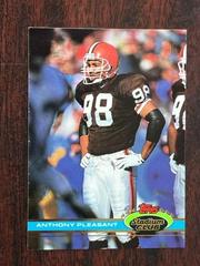 Anthony Pleasant [Super Bowl XXVI] Football Cards 1991 Stadium Club Prices