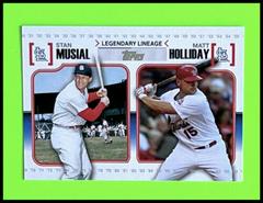 Matt Holliday, Stan Musial Baseball Cards 2010 Topps Legendary Lineage Prices