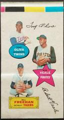 Bill Freehan, Bob Veale, Tony Oliva Baseball Cards 1968 Topps Action All Star Stickers Prices