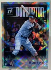 Mickey Mantle [Silver] Baseball Cards 2018 Panini Donruss Dominator Prices