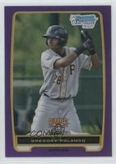 Gregory Polanco [Purple Refractor] #BCP182 Baseball Cards 2012 Bowman Chrome Prospects Prices