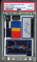 Josh Giddey [Blue] Basketball Cards 2021 Panini One and One Prime Rookie Jersey Autographs Prices