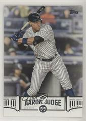 Aaron Judge Baseball Cards 2018 Topps Aaron Judge Highlights Prices