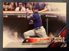 Ben Zobrist #WS-14 Baseball Cards 2016 Topps Chicago Cubs World Series Champions Prices