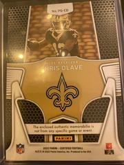 Chris Olave [Purple] #PG-CO Football Cards 2022 Panini Certified Piece of the Game Prices