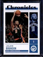 Jalen Brunson [Blue] #2 Basketball Cards 2022 Panini Chronicles Prices