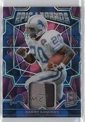 Barry Sanders [Pink] Football Cards 2022 Panini Spectra Epic Legends Materials Prices
