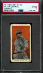 Frank Chance [Orange] Baseball Cards 1910 E98 Set of 30 Prices