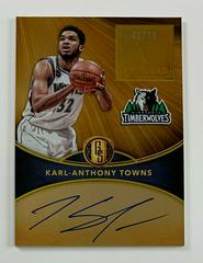 Karl Anthony Towns Basketball Cards 2016 Panini Gold Standard AU Autographs Prices