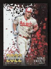 Mike Trout #22GH-18 Baseball Cards 2023 Topps 2022 Greatest Hits Prices