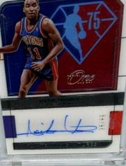 Isiah Thomas Basketball Cards 2021 Panini One and One 75th Team Signatures Prices