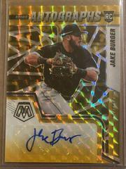 Jake Burger [Gold] #RAM-JB Baseball Cards 2022 Panini Mosaic Rookie Autographs Prices