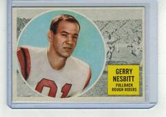 Gerry Nesbitt #64 Football Cards 1960 Topps CFL Prices