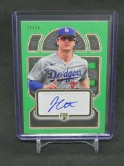 James Outman [Green] #DRA-JO Baseball Cards 2023 Topps Definitive Rookie Autographs Collection Prices