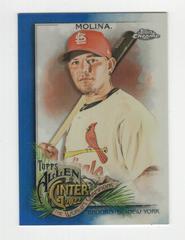 Yadier Molina [Blue] Baseball Cards 2022 Topps Allen & Ginter Chrome Prices