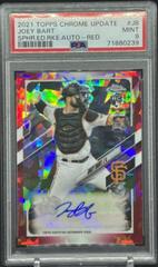 Joey Bart [Red] #RA-JB Baseball Cards 2021 Topps Chrome Update Sapphire Rookie Autographs Prices