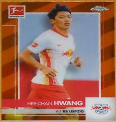 Hee chan Hwang [Orange Refractor] #60 Soccer Cards 2020 Topps Chrome Bundesliga Prices