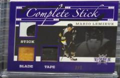 Mario Lemieux [Purple] Hockey Cards 2021 Leaf Lumber Complete Stick Prices