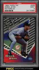 Derek Jeter [Pattern 04] #24B Baseball Cards 1999 Topps Tek Prices