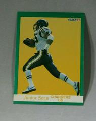 Junior Seau #179 Football Cards 1991 Fleer Prices