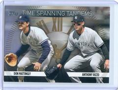 Anthony Rizzo, Don Mattingly [Gold] #TS-6 Baseball Cards 2023 Topps Update Time Spanning Tandems Prices
