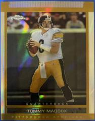 Tommy Maddox [Chrome Gold Refractor] #2 Football Cards 2003 Topps Draft Picks & Prospects Prices