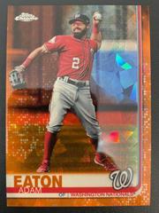 Adam Eaton [Orange Refractor] #316 Baseball Cards 2019 Topps Chrome Sapphire Prices