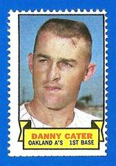 Danny Cater Baseball Cards 1969 Topps Stamps Prices