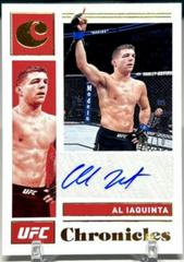 Al Iaquinta [Gold] Ufc Cards 2021 Panini Chronicles UFC Signatures Prices