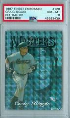 Craig Biggio [Refractor] #128 Baseball Cards 1997 Finest Embossed Prices