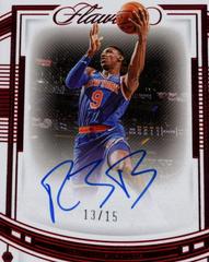 RJ Barrett [Ruby] #7 Basketball Cards 2022 Panini Flawless Draft Gem Signature Prices