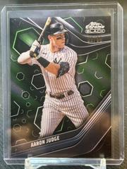 Aaron Judge [Green] Baseball Cards 2023 Topps Chrome Black Prices