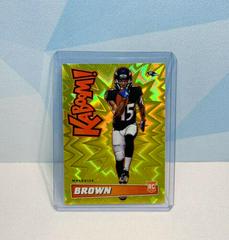 Marquise Brown [Gold] #K-MB Football Cards 2019 Panini Absolute Kaboom Prices