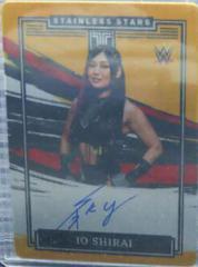 Io Shirai [Gold] Wrestling Cards 2022 Panini Impeccable WWE Stainless Stars Autographs Prices