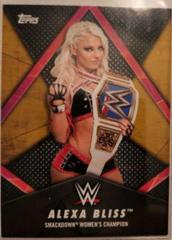 Alexa Bliss Wrestling Cards 2018 Topps WWE Women's Division Champion Prices