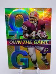 Stephen Davis [Refractor] Football Cards 2002 Topps Chrome Own the Game Prices
