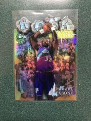 Karl Malone [Refractor] #RS16 Basketball Cards 1997 Topps Rock Stars Prices