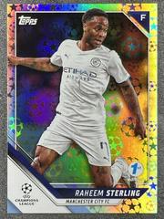 Raheem Sterling [Starball] Soccer Cards 2021 Topps UEFA Champions League 1st Edition Prices