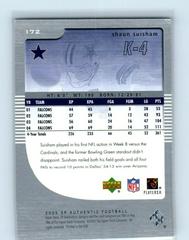 Shaun Suisham [Rookie Gold 100] Football Cards 2005 SP Authentic Prices