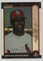 Edgar Renteria [Refractor] Baseball Cards 1999 Bowman Chrome Gold Prices