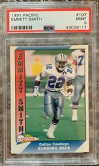 Emmitt Smith #107 Football Cards 1991 Pacific Prices