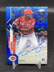 Aristides Aquino [Blue Refractor] #RA-AAQ Baseball Cards 2020 Topps Chrome Rookie Autographs Prices