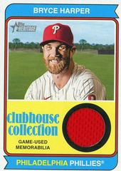 Bryce Harper #CCR-BH Baseball Cards 2023 Topps Heritage Clubhouse Collection Relics Prices