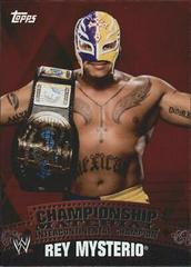 Rey Mysterio [Unified Puzzle Back] Wrestling Cards 2010 Topps WWE Championship Material Prices