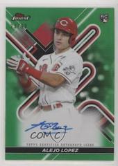 Alejo Lopez [Green] #FA-AL Baseball Cards 2022 Topps Finest Autographs Prices