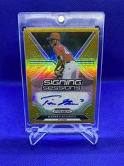 Markevian Hence [Gold Prizm] Baseball Cards 2021 Panini Prizm Draft Picks Signing Sessions Autographs Prices