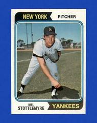 Mel Stottlemyre #44 Baseball Cards 1974 Topps Prices