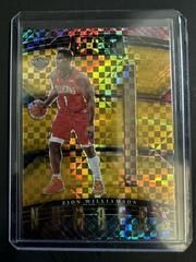 Zion Williamson [Gold] #2 Basketball Cards 2022 Panini Select Numbers Prices