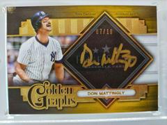 Don Mattingly [Gold] Baseball Cards 2022 Topps Five Star Golden Graphs Autographs Prices
